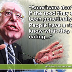 Sanders Celebrates as GMO Labeling Dark Act is Blocked in 